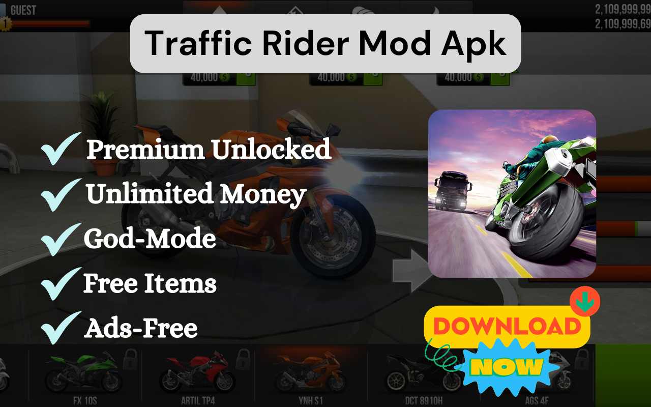 Traffic Rider Mod Apk